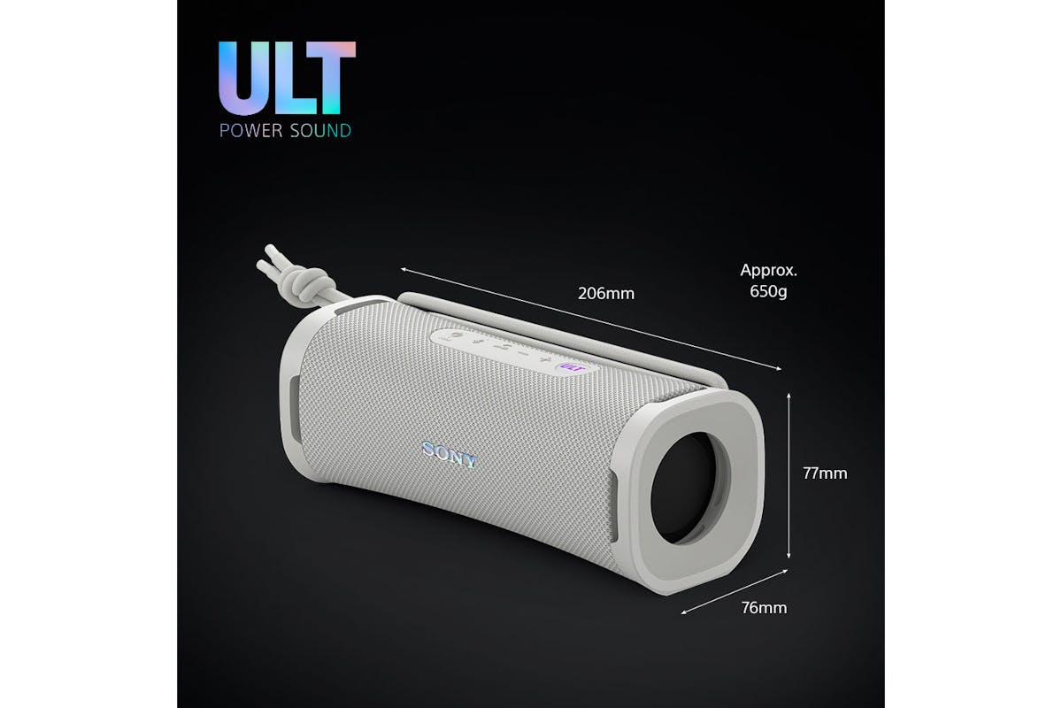Sony ULT FIELD 1 Wireless Bluetooth Waterproof Speaker | White | SRSULT10W.CE7-9