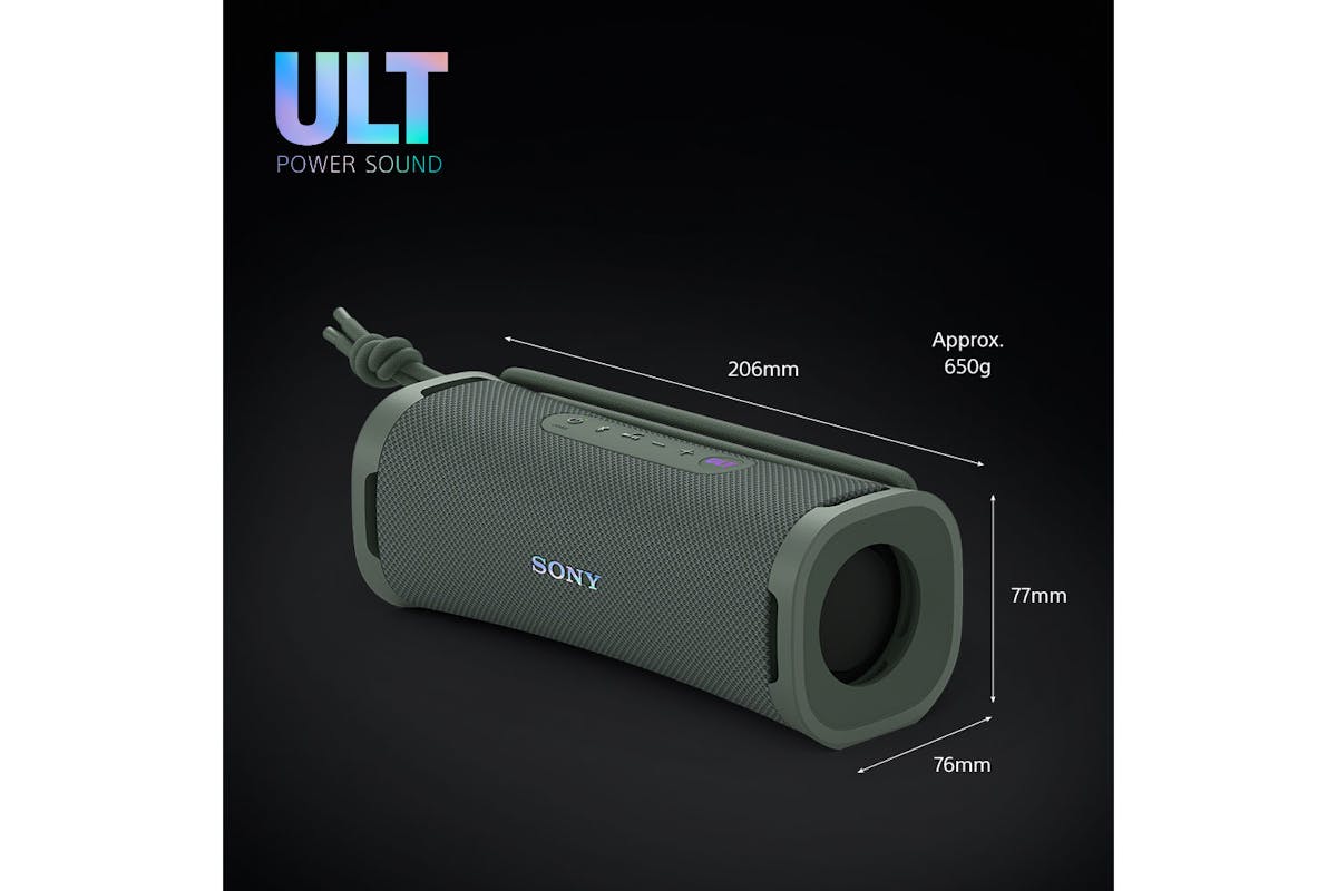 Sony ULT FIELD 1 Wireless Bluetooth Waterproof Speaker | Forest Grey | SRSULT10H.CE7-12