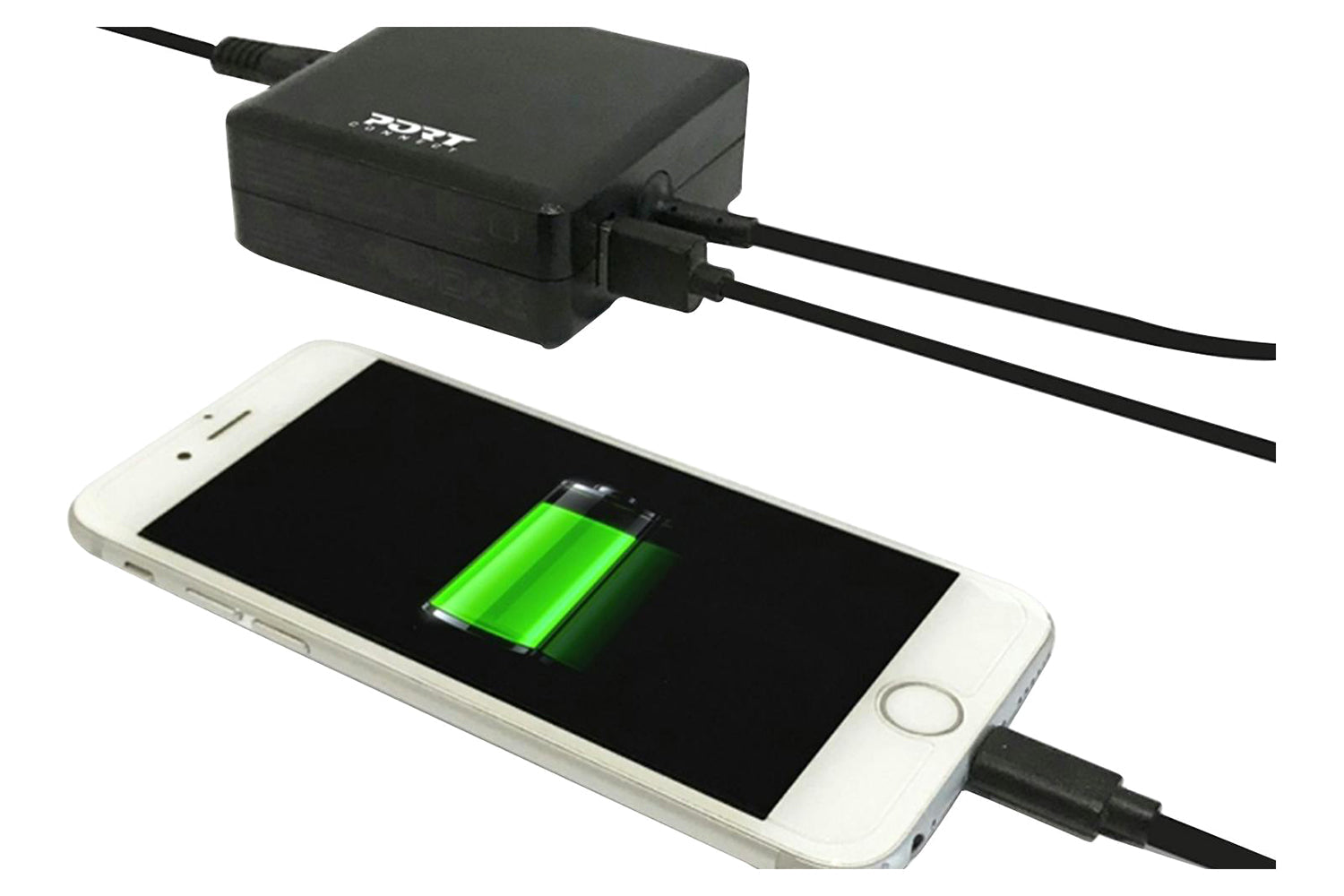 Port Designs 65W Type-C Laptop Power Supply with Charging USB Port-3