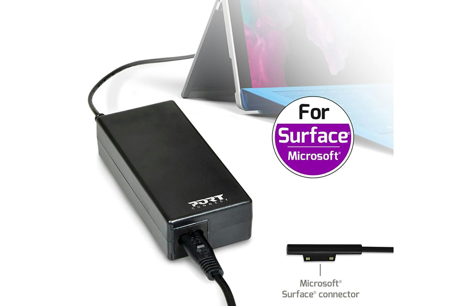 Port Designs 60W Microsoft Laptop Power Supply-3