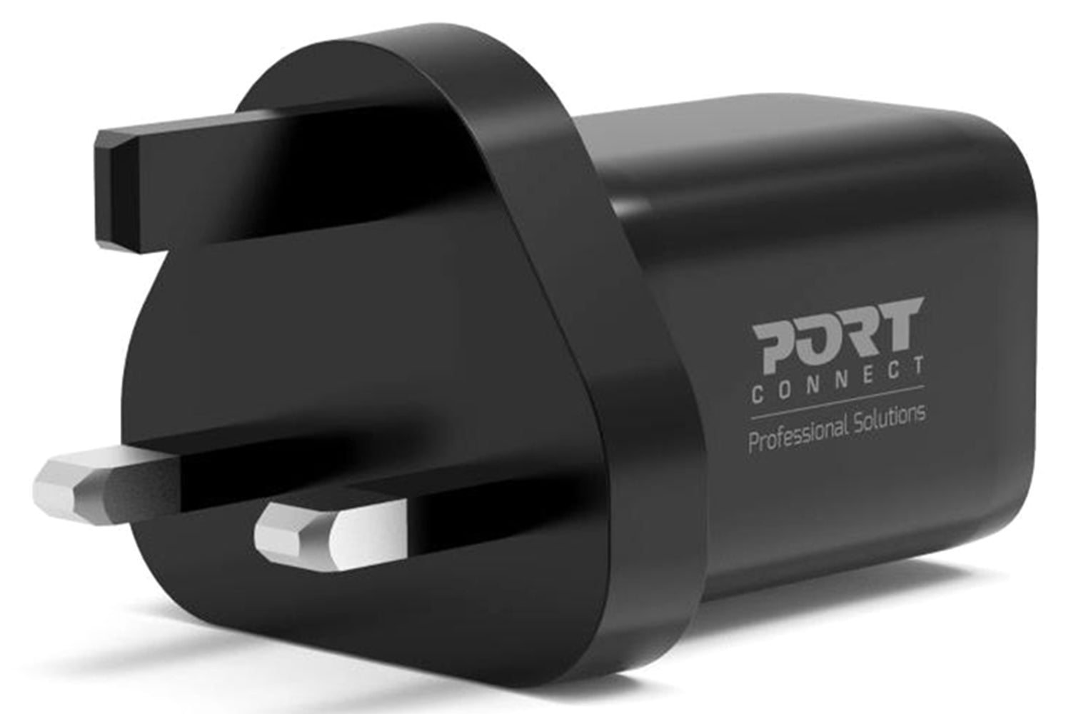 Port Designs 45W 2 Port GaN Wall Charger & UK USB-C Cable | 2m-4