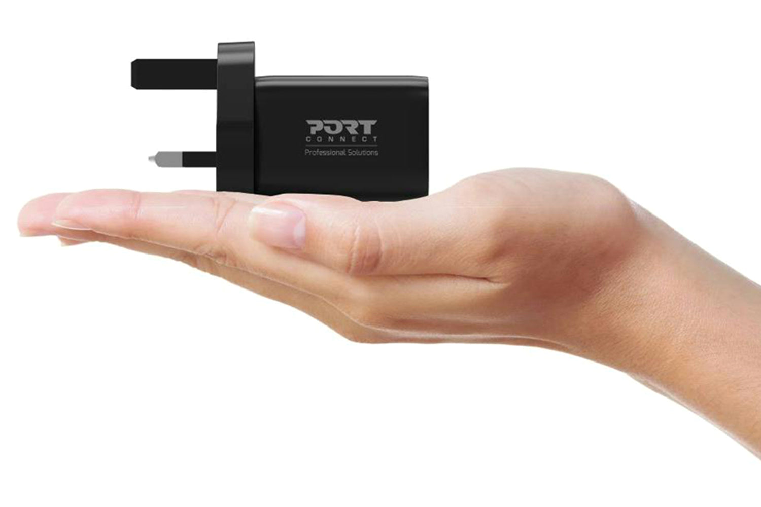 Port Designs 45W 2 Port GaN Wall Charger & UK USB-C Cable | 2m-2