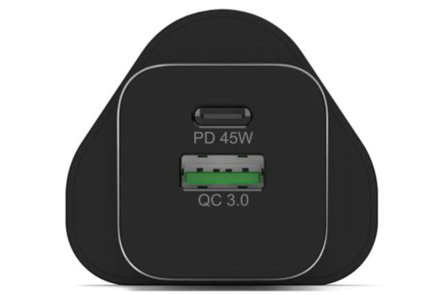 Port Designs 45W 2 Port GaN Wall Charger & UK USB-C Cable | 2m-6