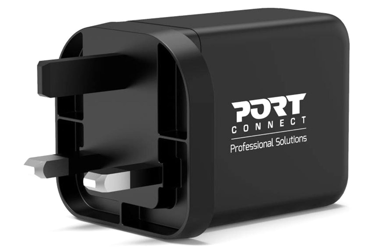 Port Designs 65W 3 Port GaN Wall Charger & UK USB-C Cable | 2m-4