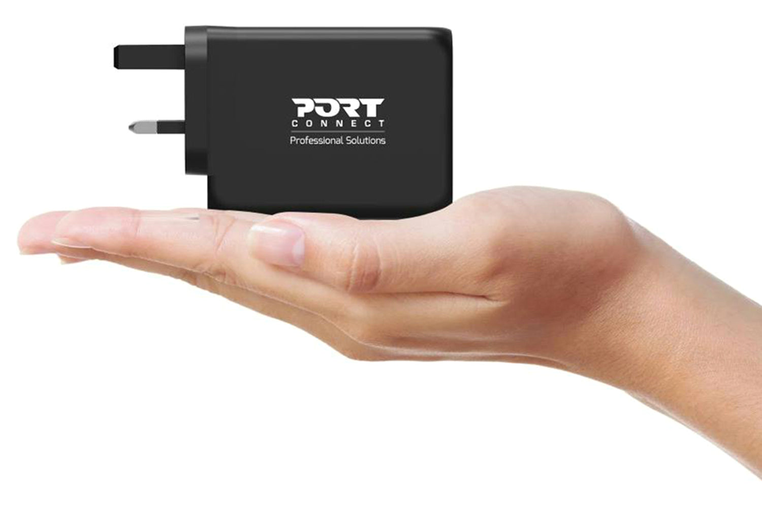 Port Designs 120W 4 Port GaN Wall Charger & UK USB-C Cable | 2m-2
