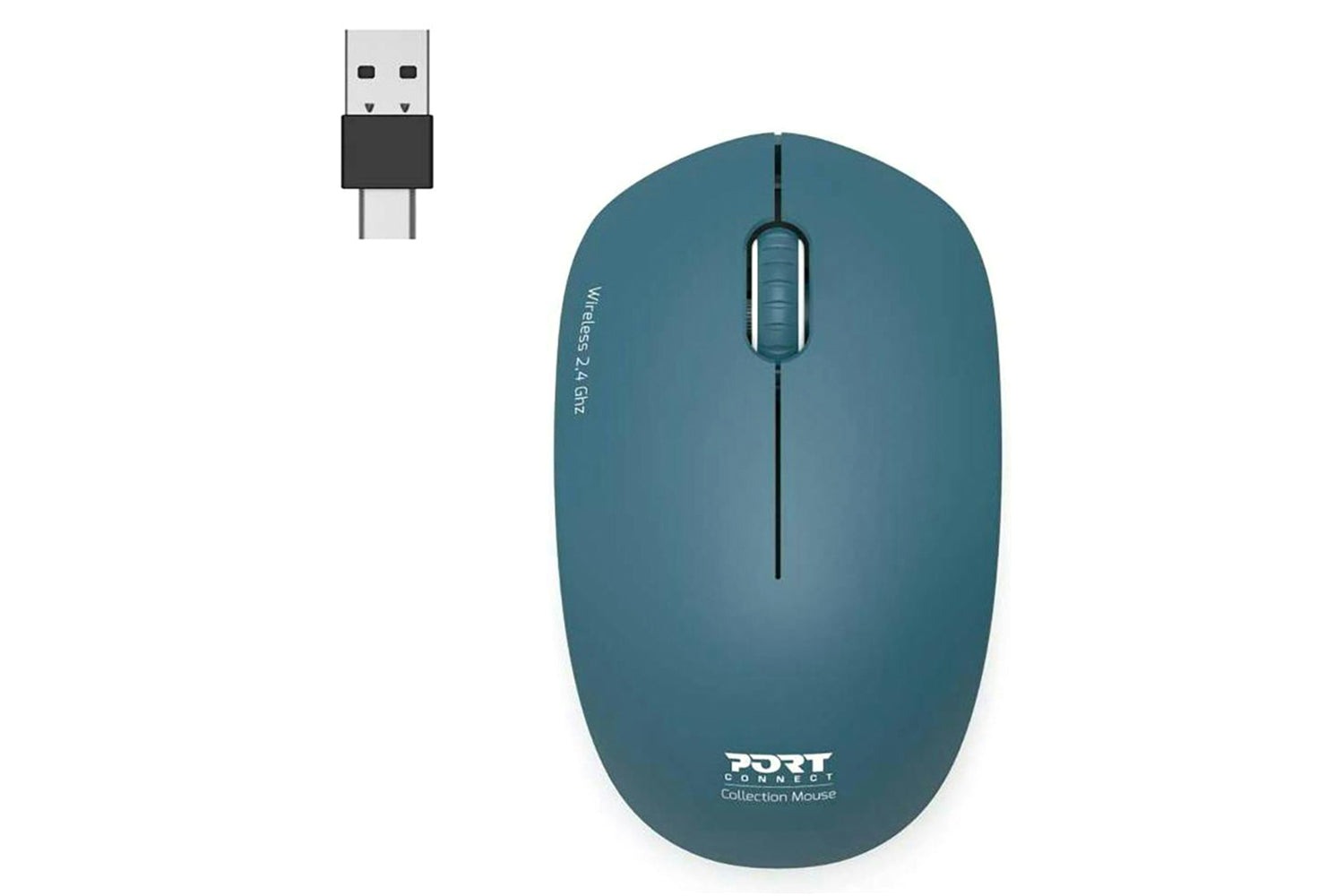 Port Designs Wireless Mouse USB-A&C | Saphir