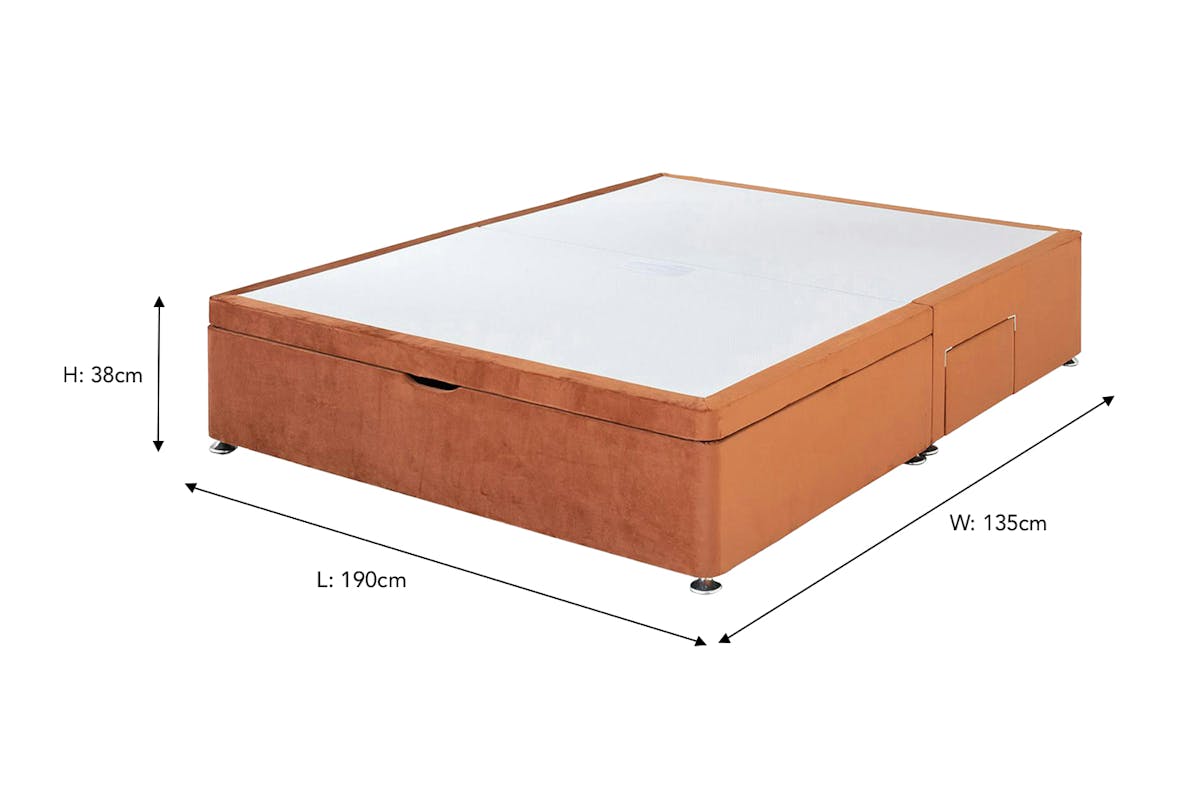Silentnight | Continental Half Ottoman Base | Double | 4ft6 | Colour Options-3