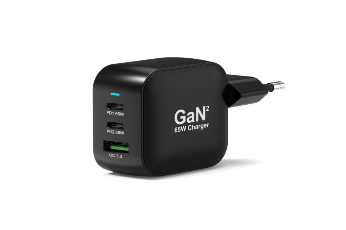 Port Designs 65W GaN PRO USB-C Wall Charger with 2m USB-C Cable-3