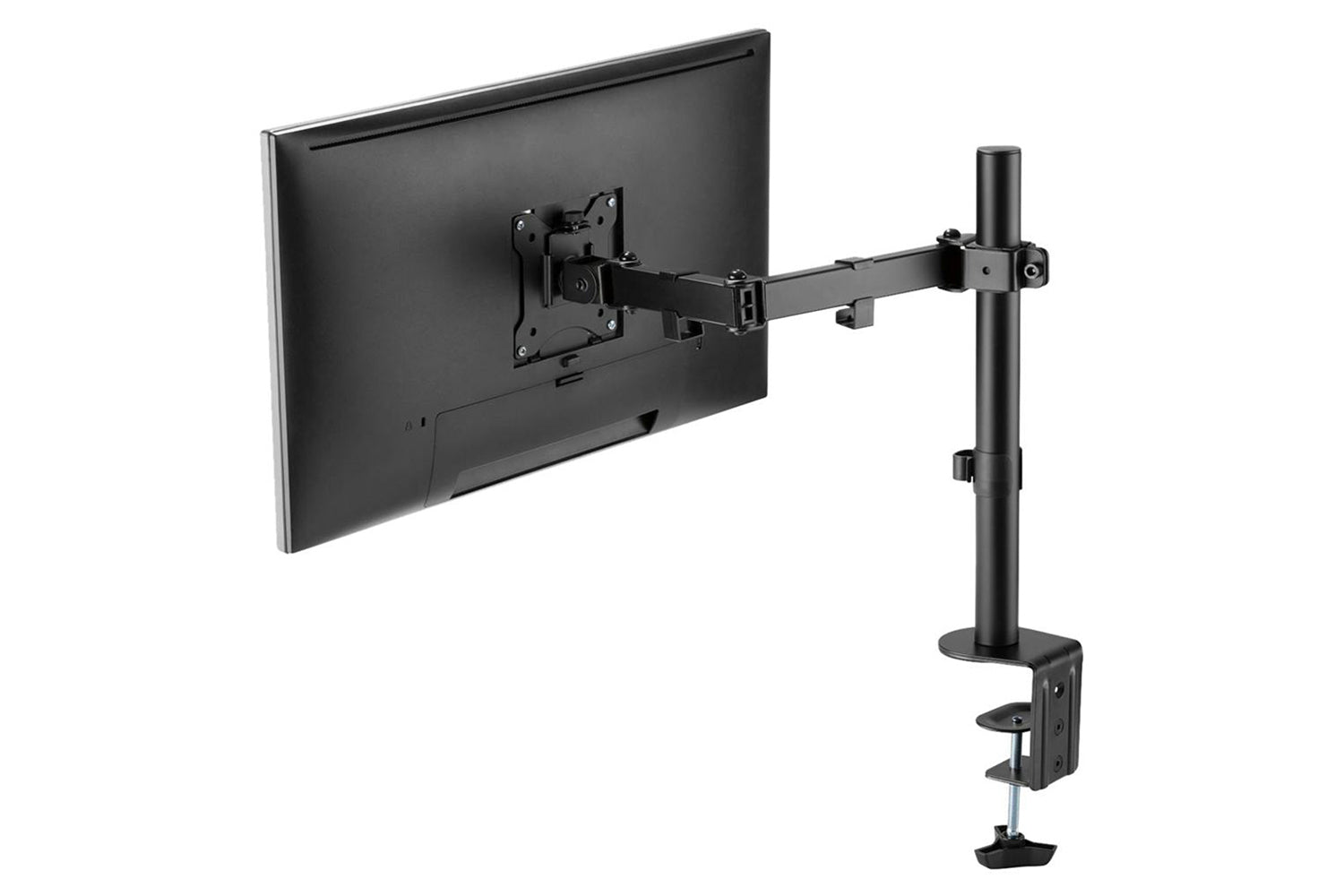 Digitus Universal Single Monitor Clamp Mount | Matte Black-3
