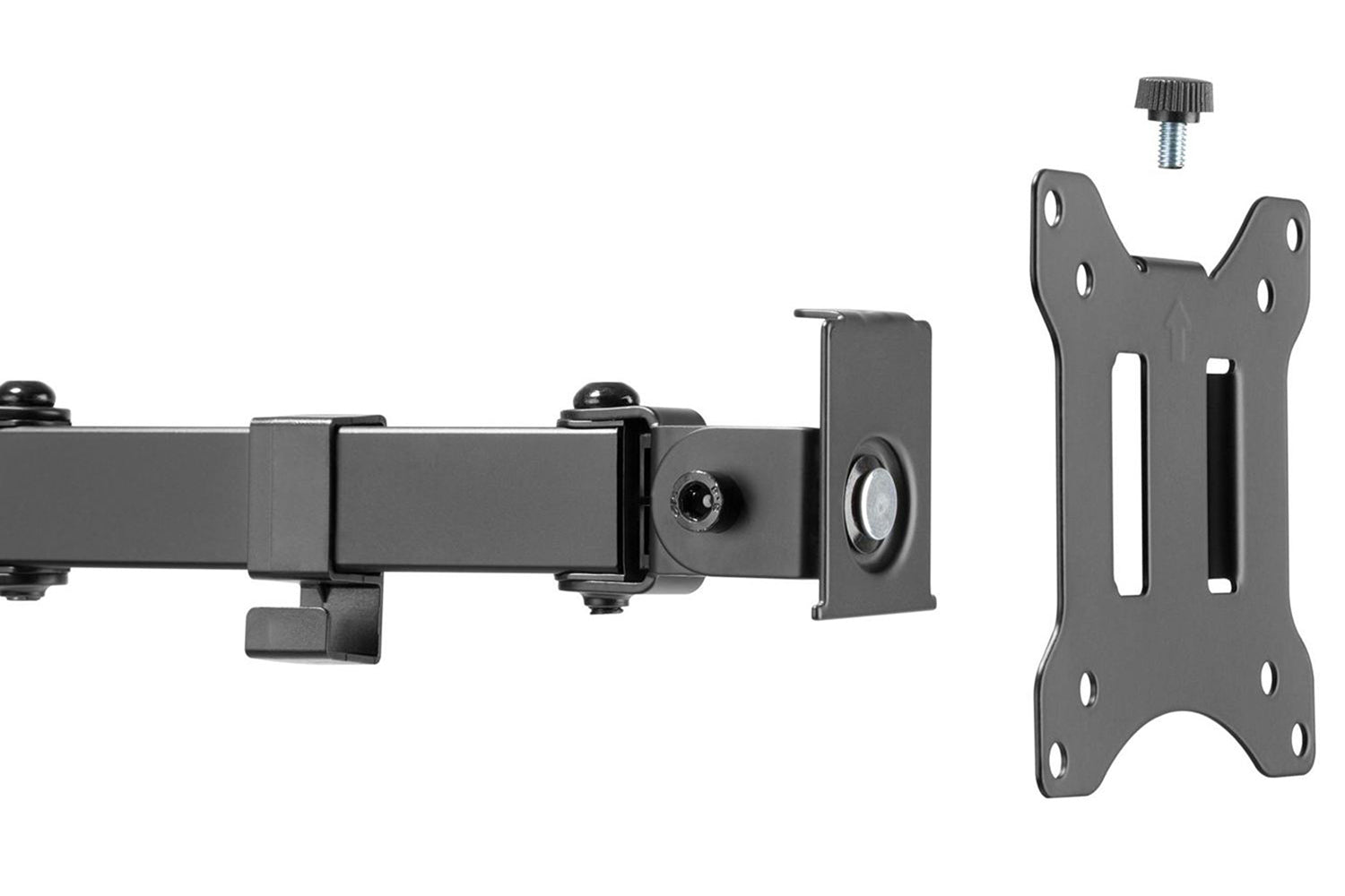 Digitus Universal Single Monitor Clamp Mount | Matte Black-7