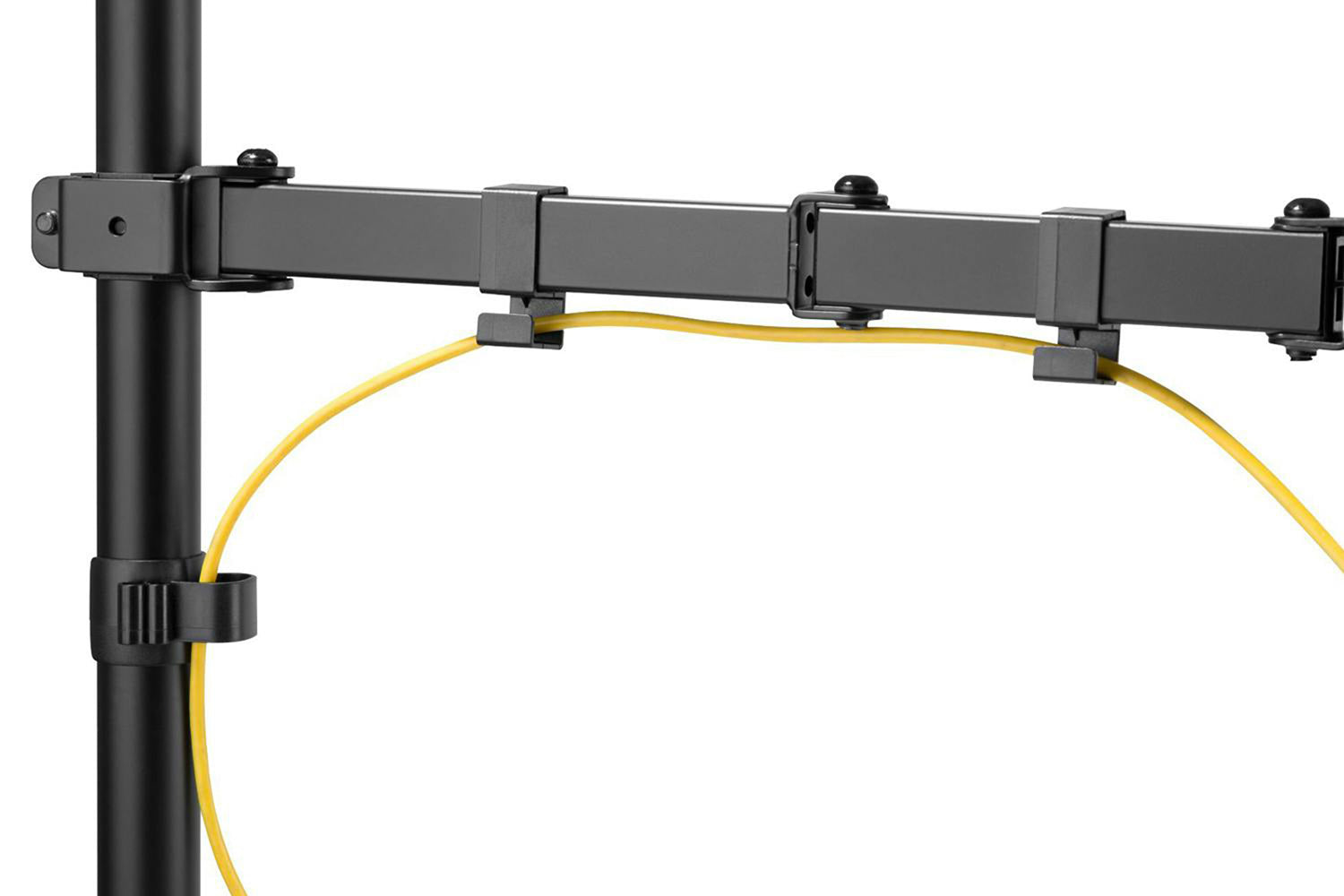 Digitus Universal Single Monitor Clamp Mount | Matte Black-9