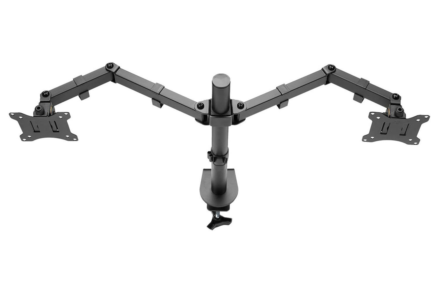 Digitus Universal Dual Monitor Clamp Mount | Matte Black-4