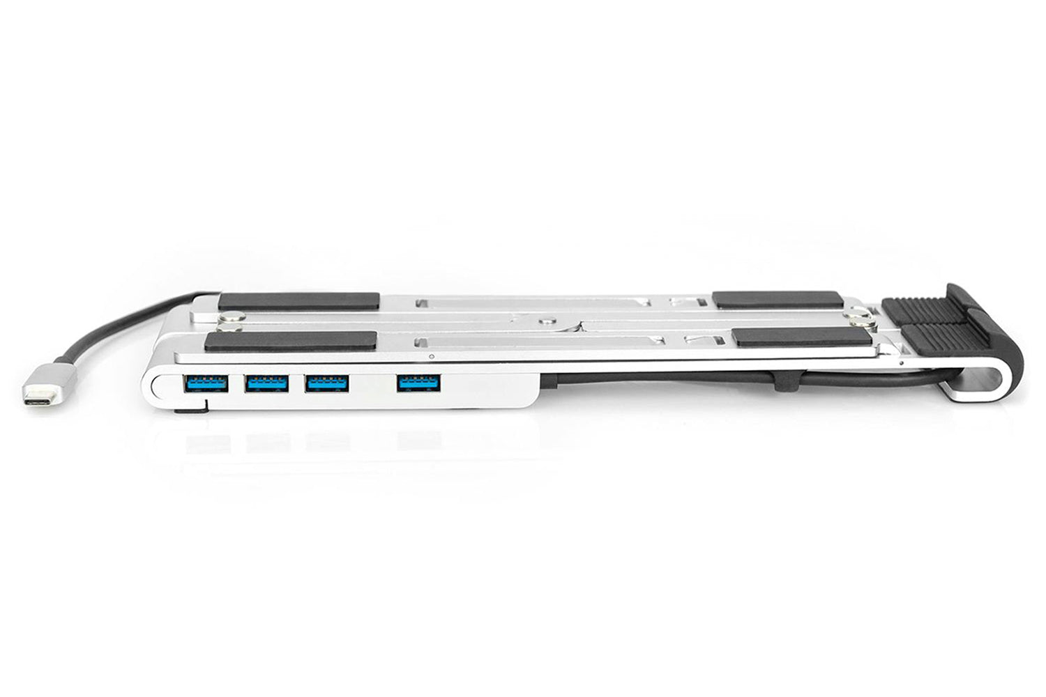 Digitus Variable Notebook Stand with Integrated USB-C Hub with 5 Port | Silver-3