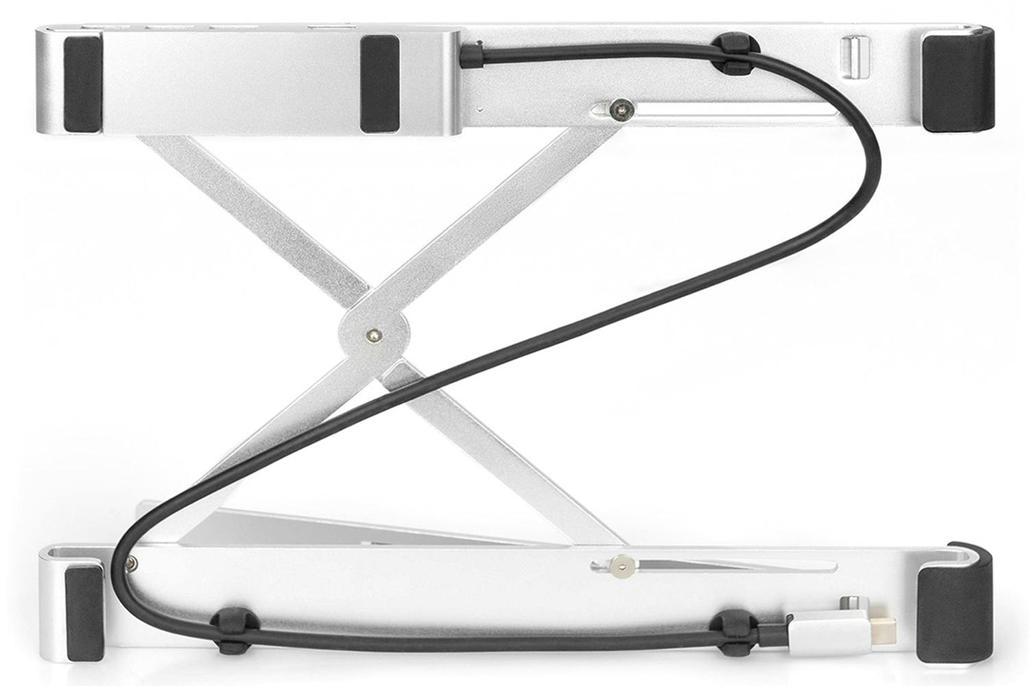 Digitus Variable Notebook Stand with Integrated USB-C Hub with 5 Port | Silver-5