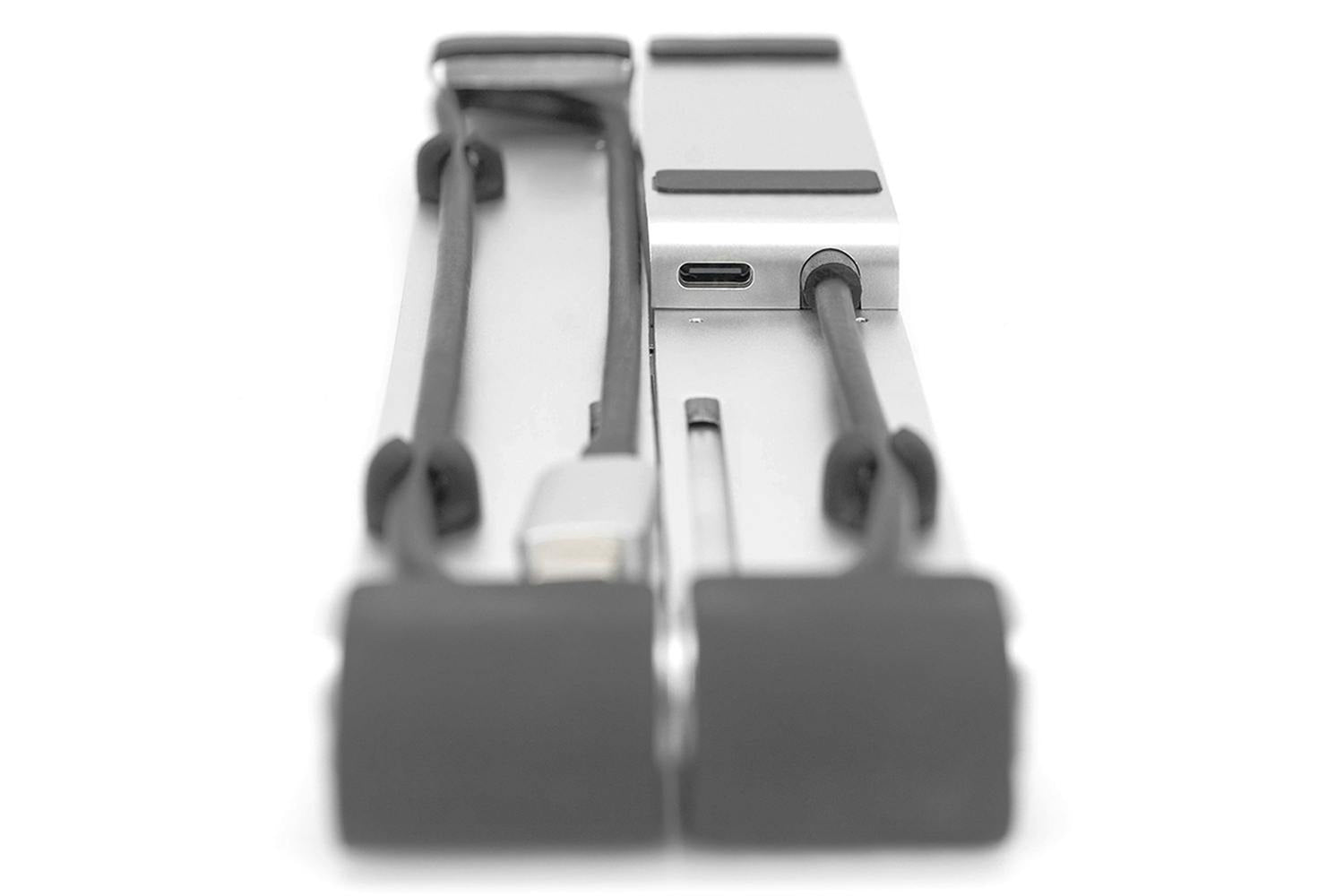 Digitus Variable Notebook Stand with Integrated USB-C Hub with 5 Port | Silver-7