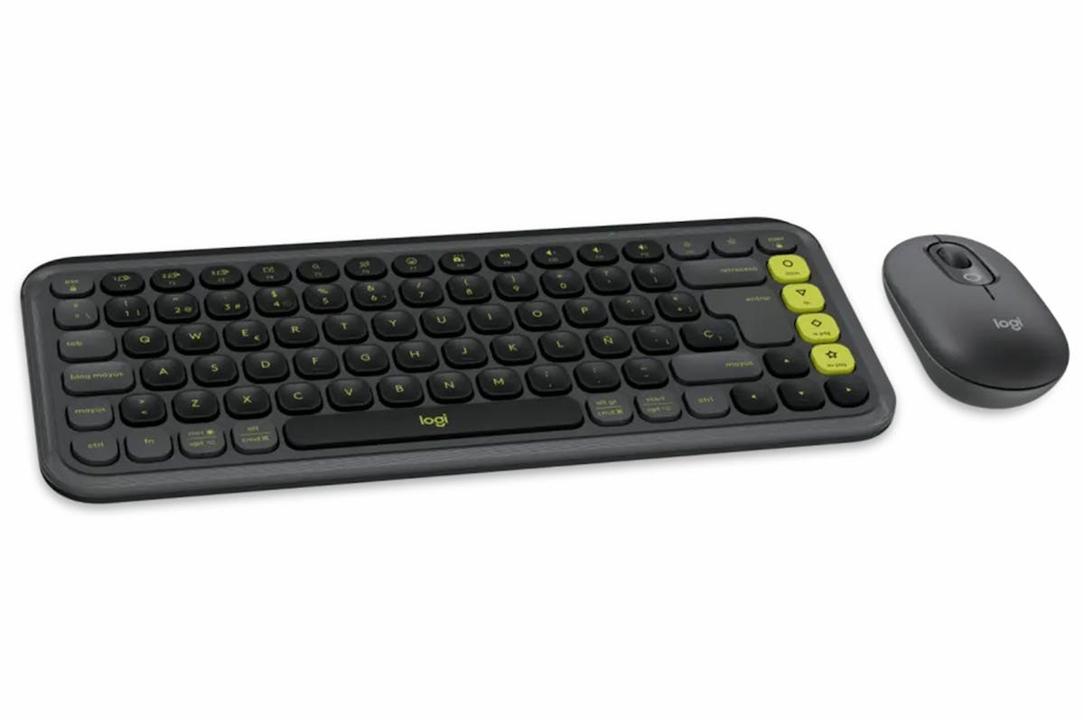 Logitech POP Icon Combo Wireless Keyboard and Mouse | Graphite/Green-2