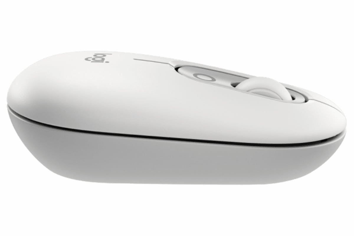 Logitech POP Icon Combo Wireless Keyboard and Mouse | Off White/Orange-5