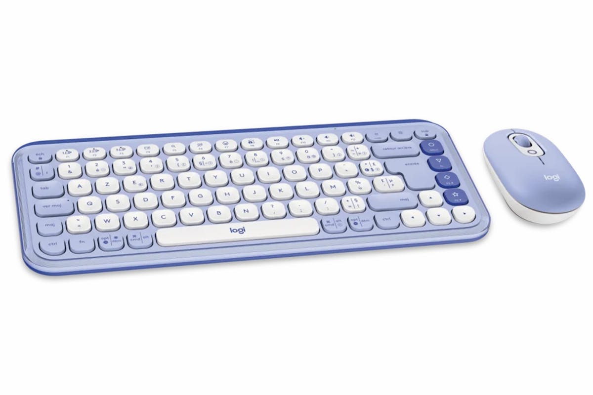 Logitech POP Icon Combo Wireless Keyboard and Mouse | Lilac-2