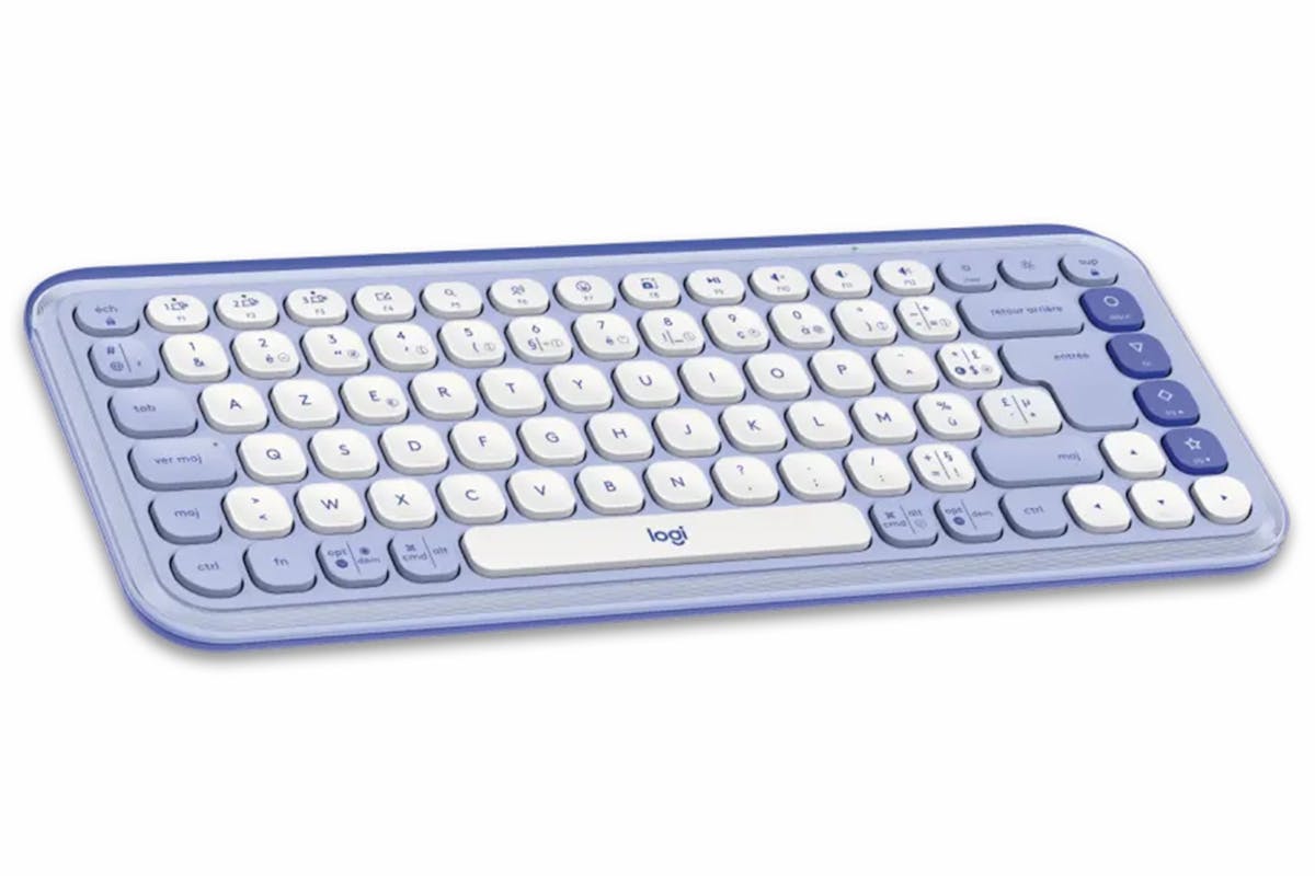 Logitech POP Icon Combo Wireless Keyboard and Mouse | Lilac-3