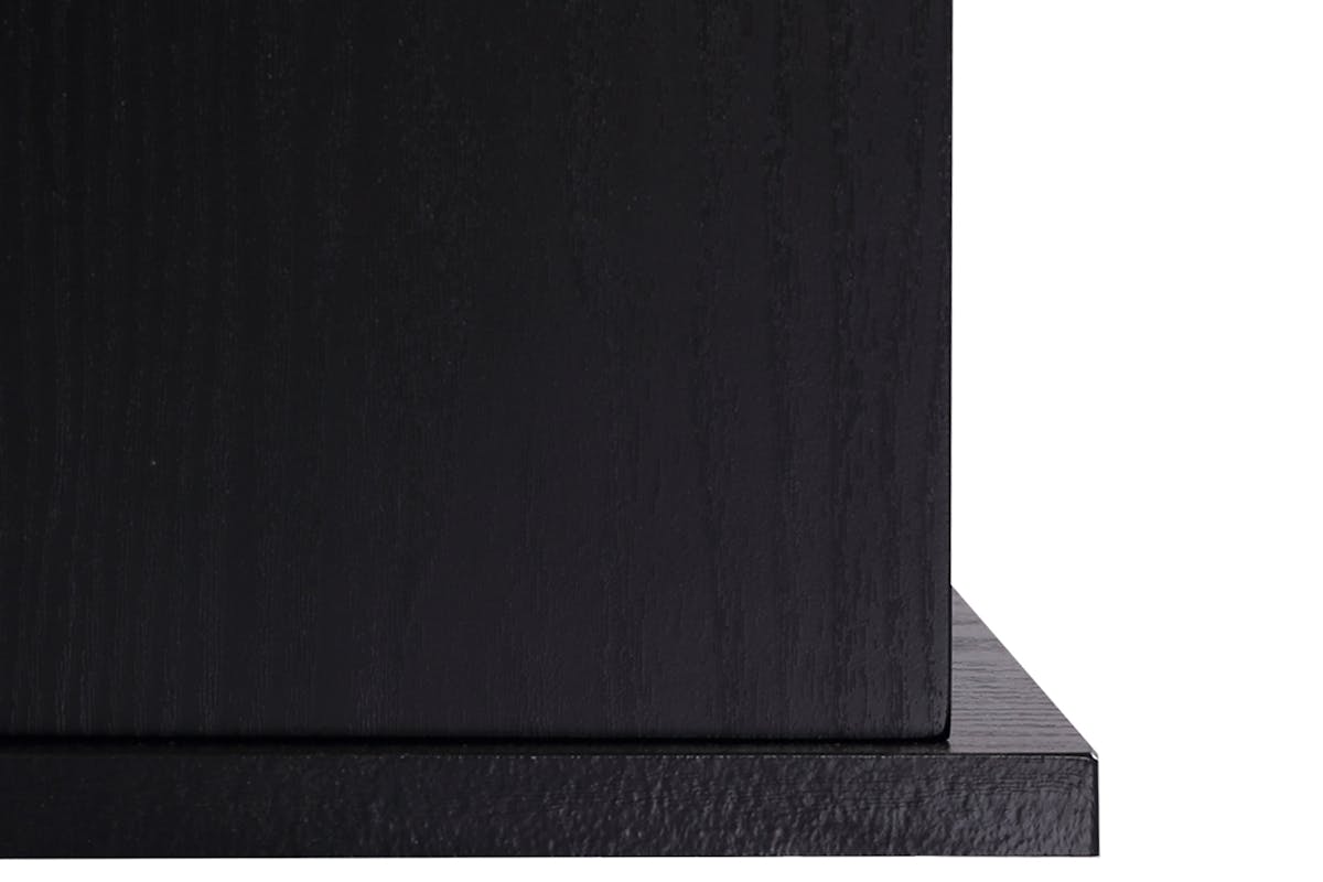 Homcom Office Workstation with Drawer & Shelves | Black-6