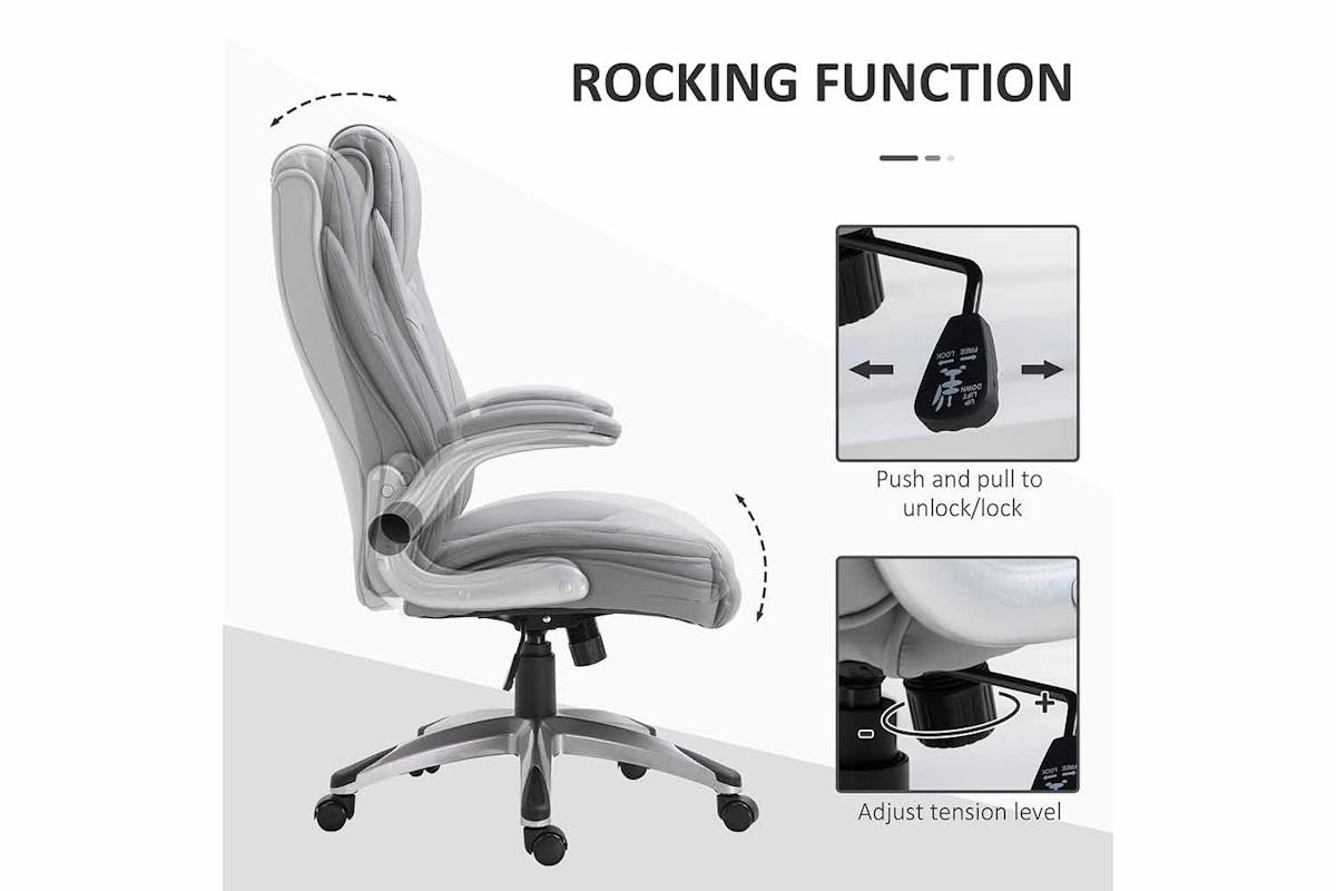 Vinsetto Executive Office Chair | Grey-4