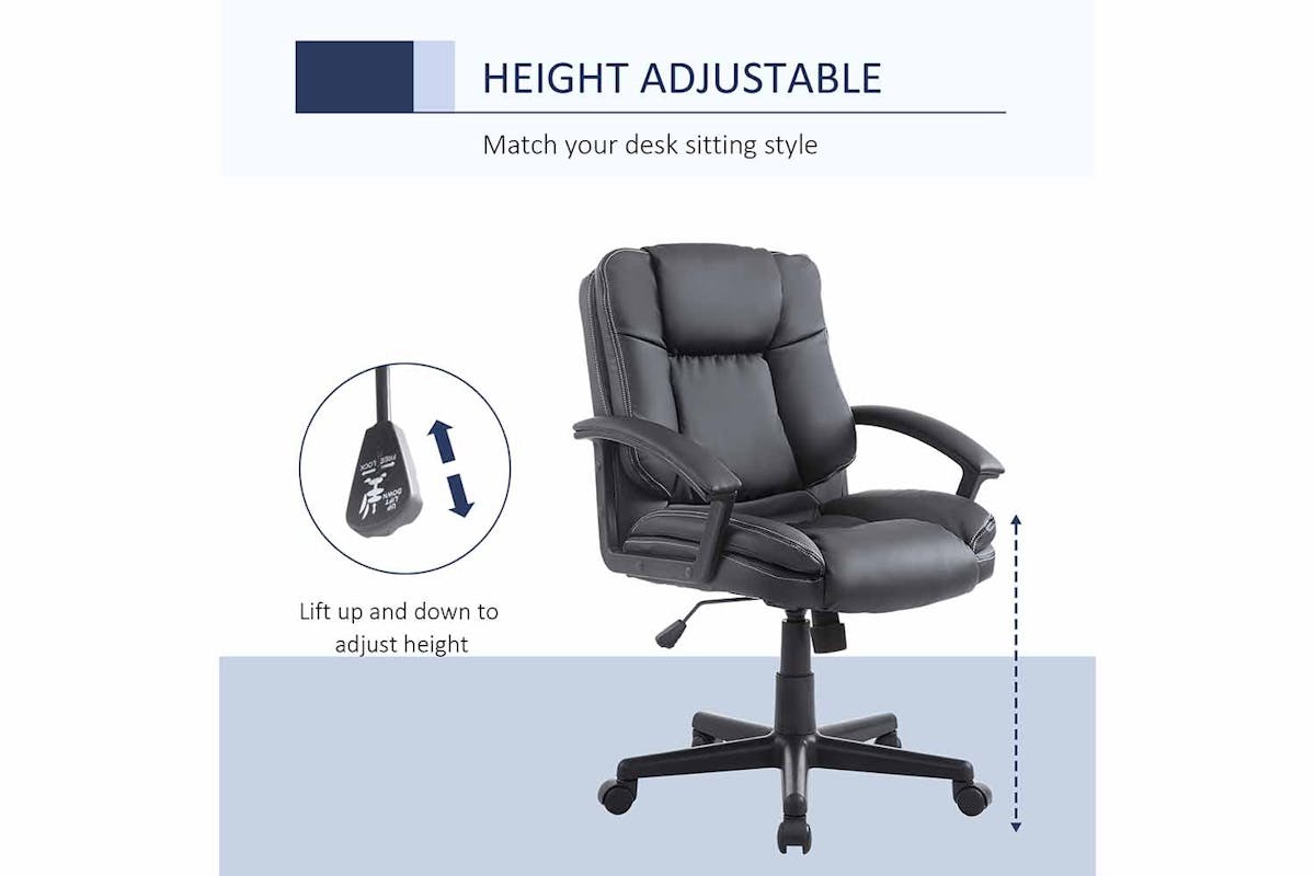 Homcom Executive Office Chair | Black-3