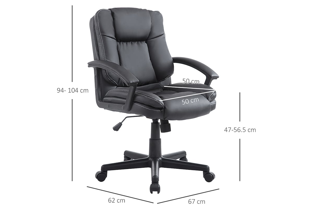 Homcom Executive Office Chair | Black-7