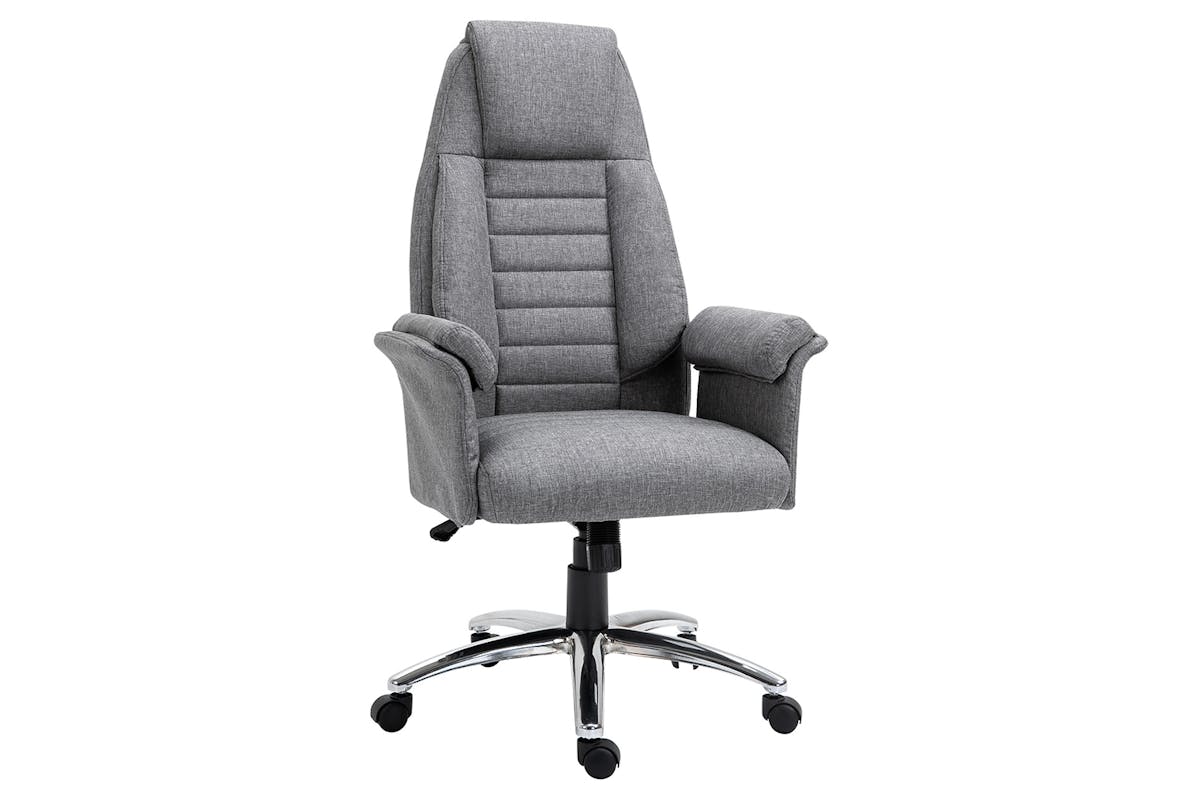 Homcom Armrest Office Chair | Grey