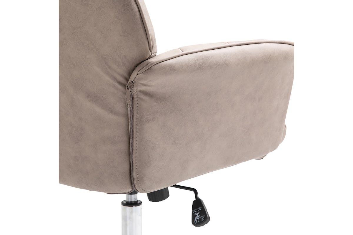 Vinsetto Swivel Desk Chair | Light Grey-5