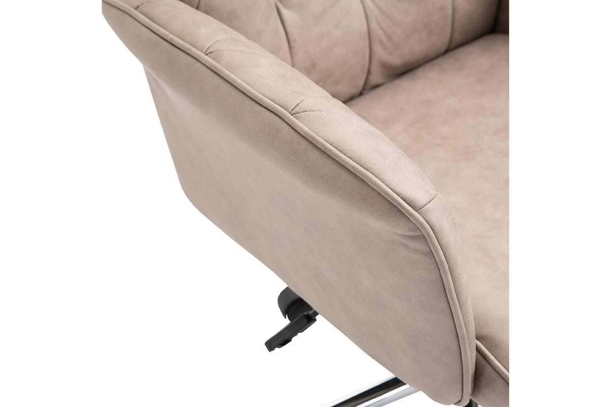 Vinsetto Swivel Desk Chair | Light Grey-6