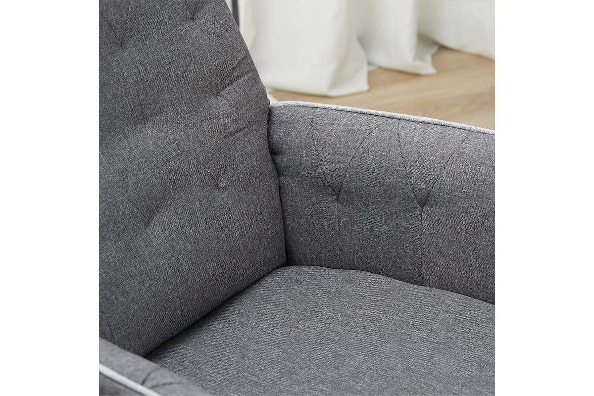 Homcom Swivel Desk Chair | Dark Grey-5