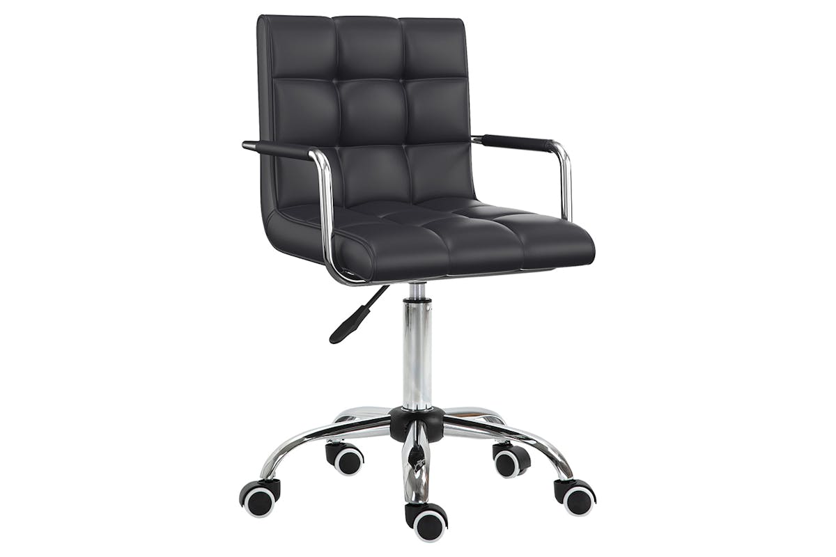Vinsetto Small Office Chair with Arm | Black