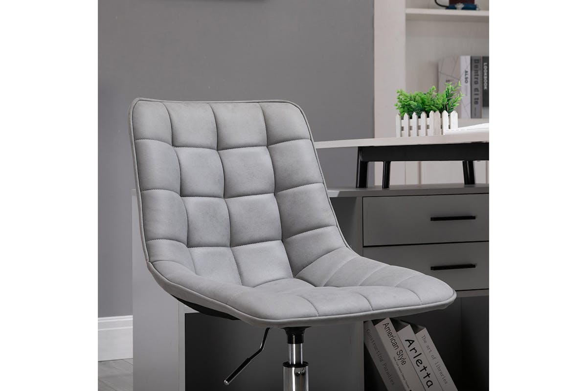 Vinsetto Armless Office Chair | Grey-5