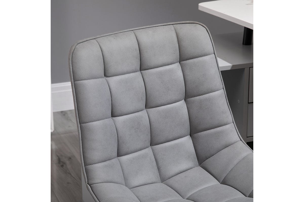 Vinsetto Armless Office Chair | Grey-6