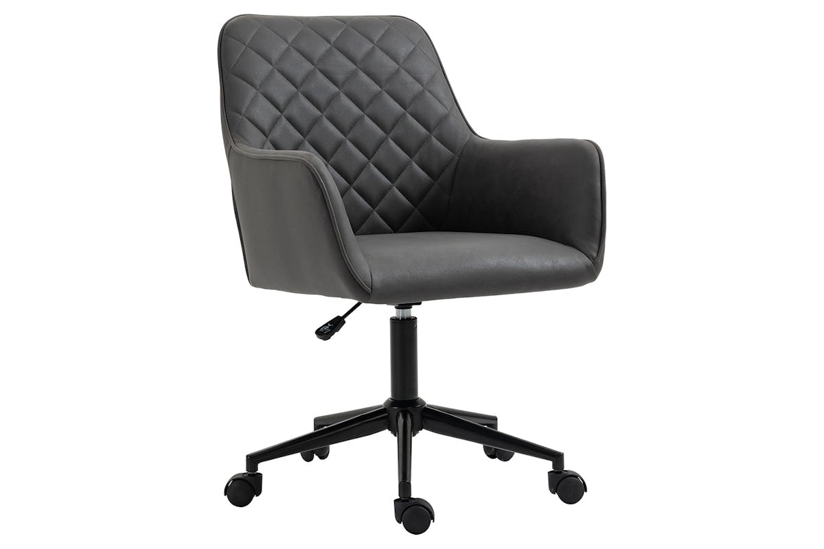 Vinsetto Desk Chair with Wheels | Deep Grey