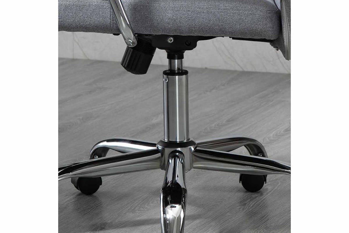 Vinsetto Ergonomic Office Chair | Light Grey/Black-5