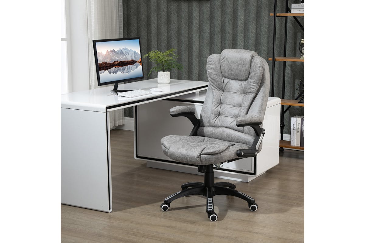 Vinsetto Office Desk Chair | Grey-2