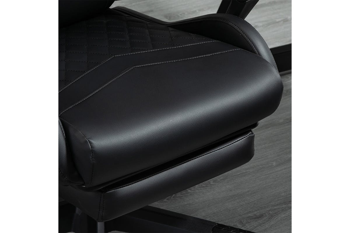 Vinsetto Gaming Chair with Footrest | Black-6