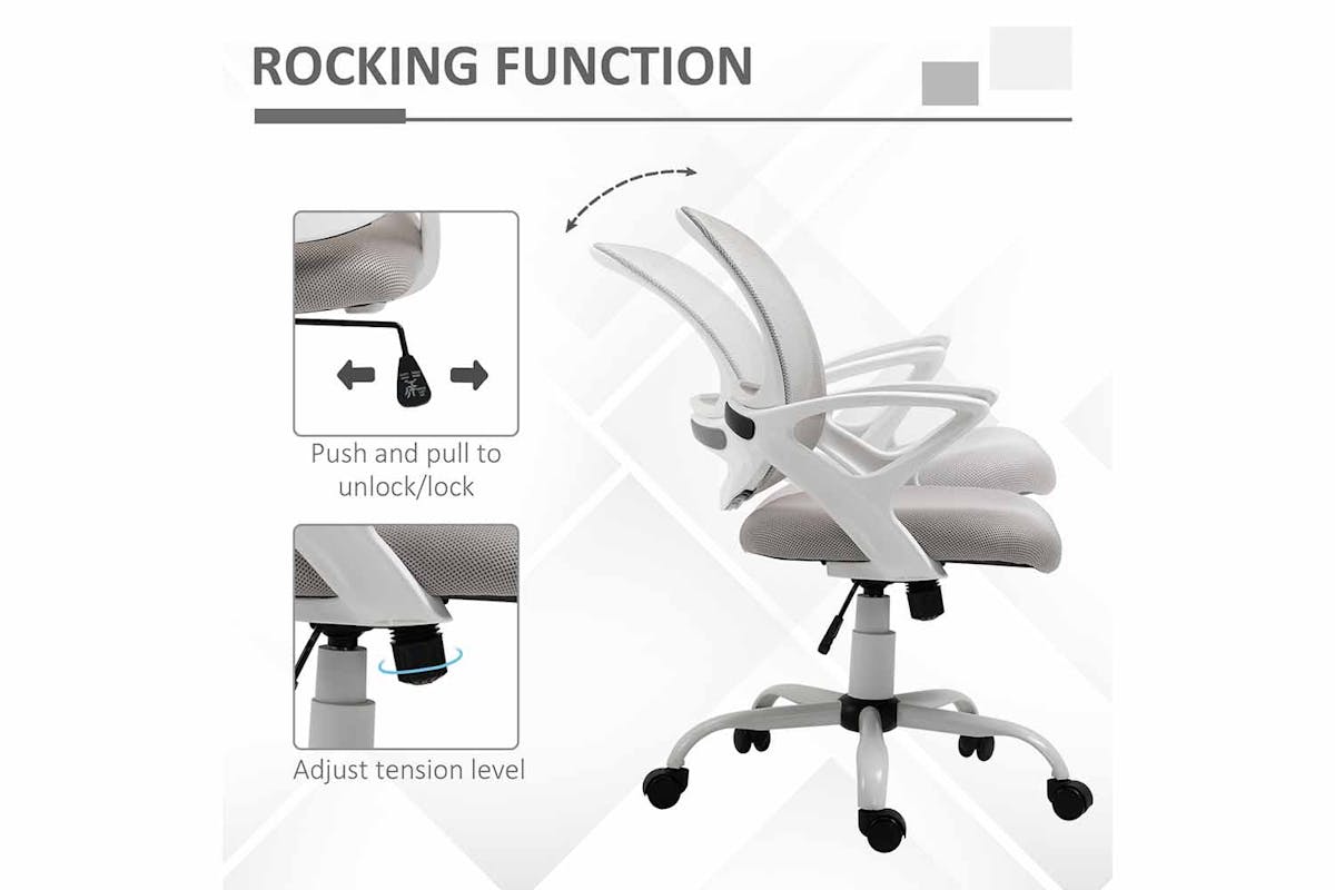 Vinsetto Mesh Study Chair | Grey-4