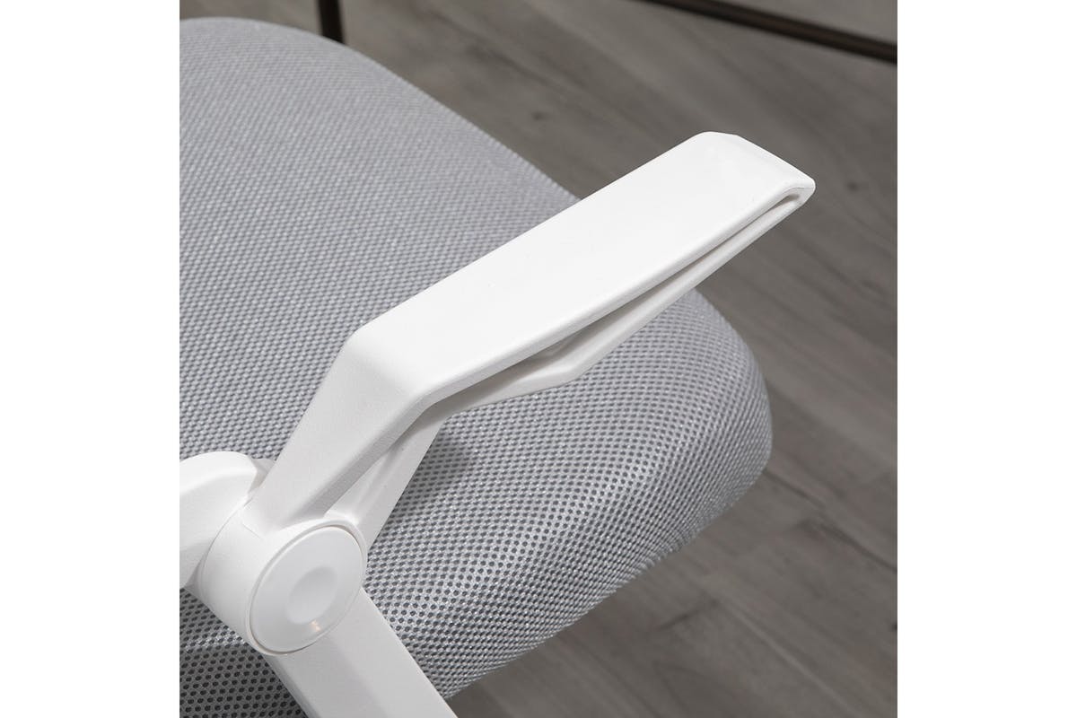 Vinsetto Office Chair with Lumbar Support | Grey/White-7
