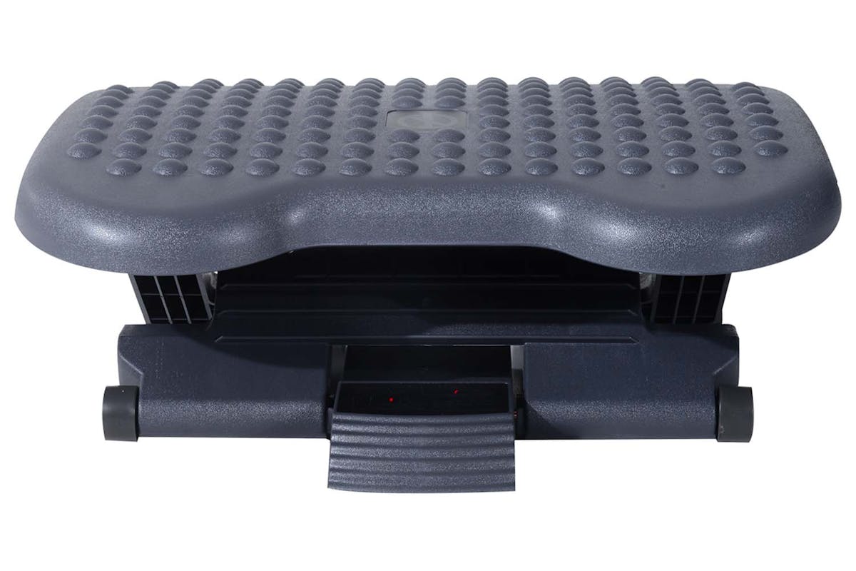 Homcom Foot Rest for Under Desk | Grey/Black-4