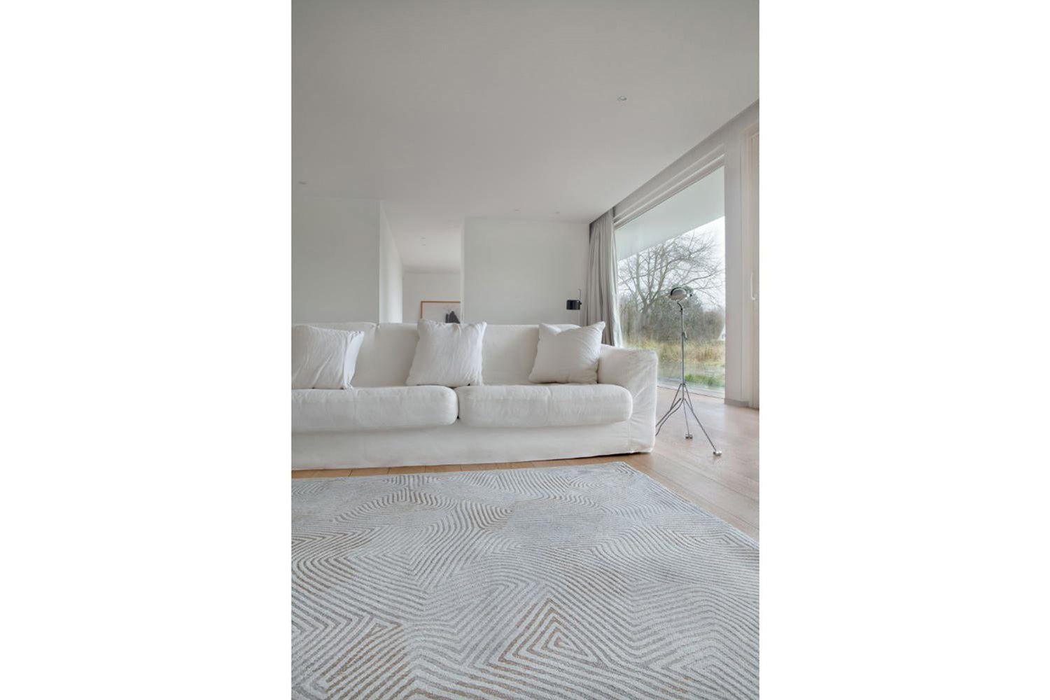 Louis De Poortere | Coral Indoor Eco Rug | Oyster White | 170 x 240 cm-10