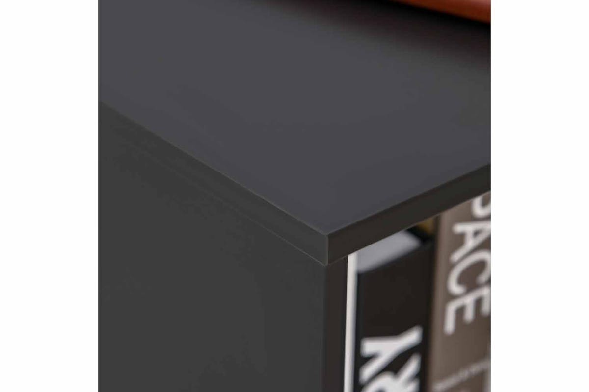 Vinsetto Mobile Filing Cabinet Printer Stand with E1 Particle Board | Black-6