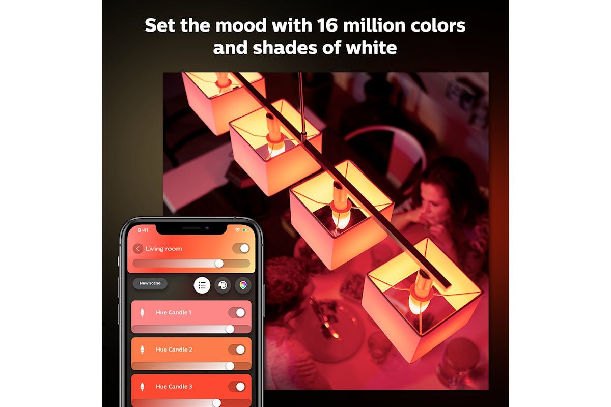 Philips Hue E14 Smart Bulb | Dual Pack-9