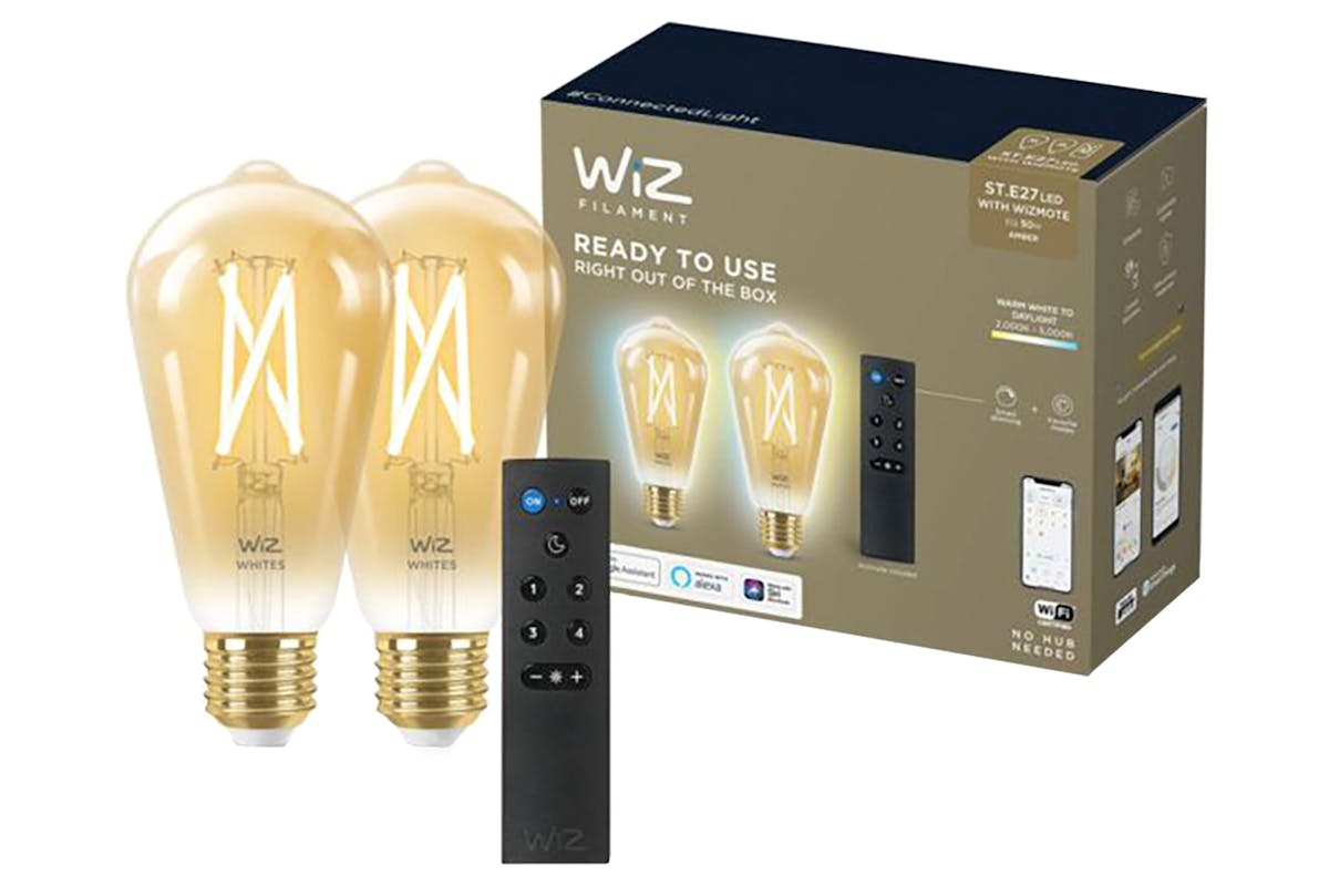 Wiz ST64 E27 Filament Amber Bulbs with WiZmote | 2 Piece of Pack-19