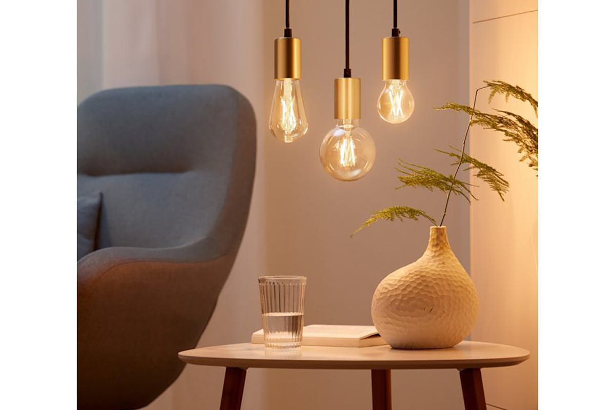 Wiz ST64 E27 Filament Amber Bulbs with WiZmote | 2 Piece of Pack-6