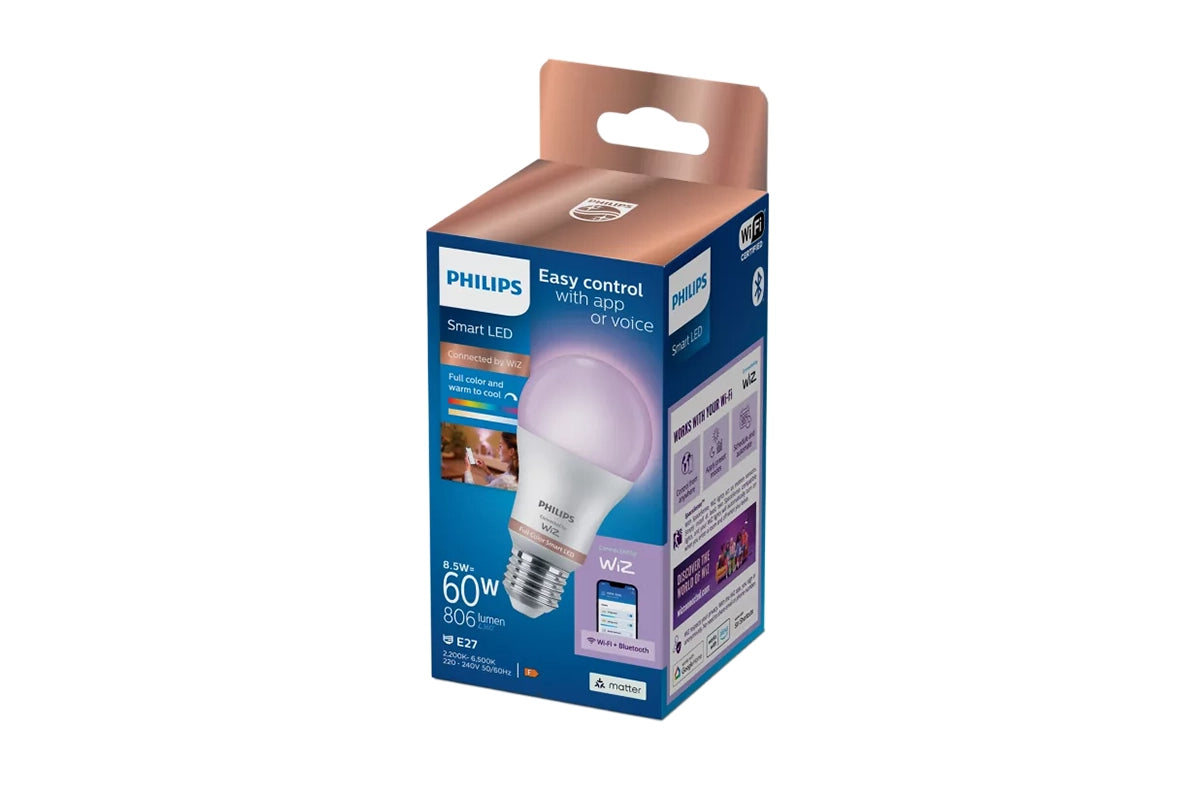 Philips E27 Smart LED RGB A60 Bulb-2
