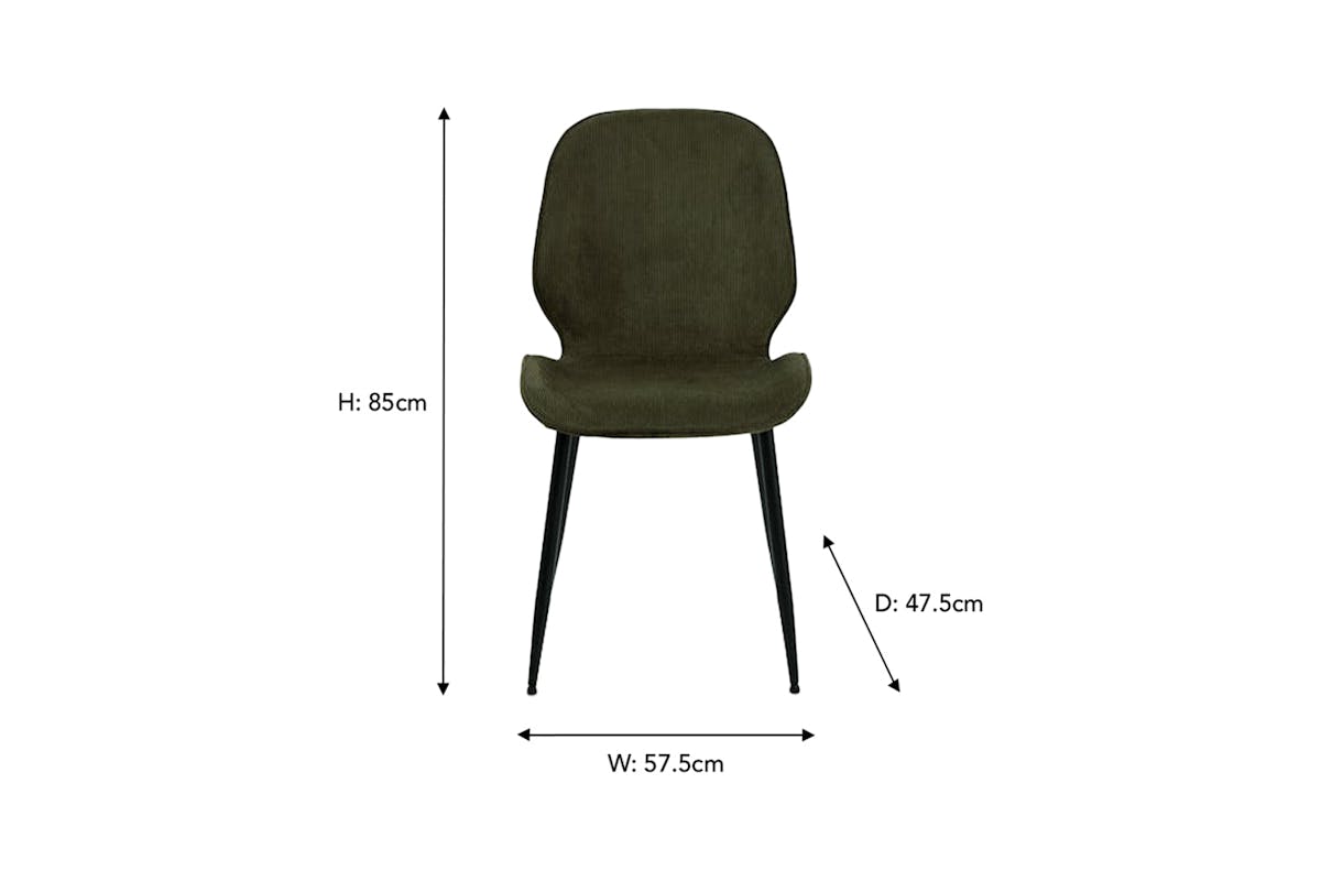 Naomi Dining Chair | Green-4