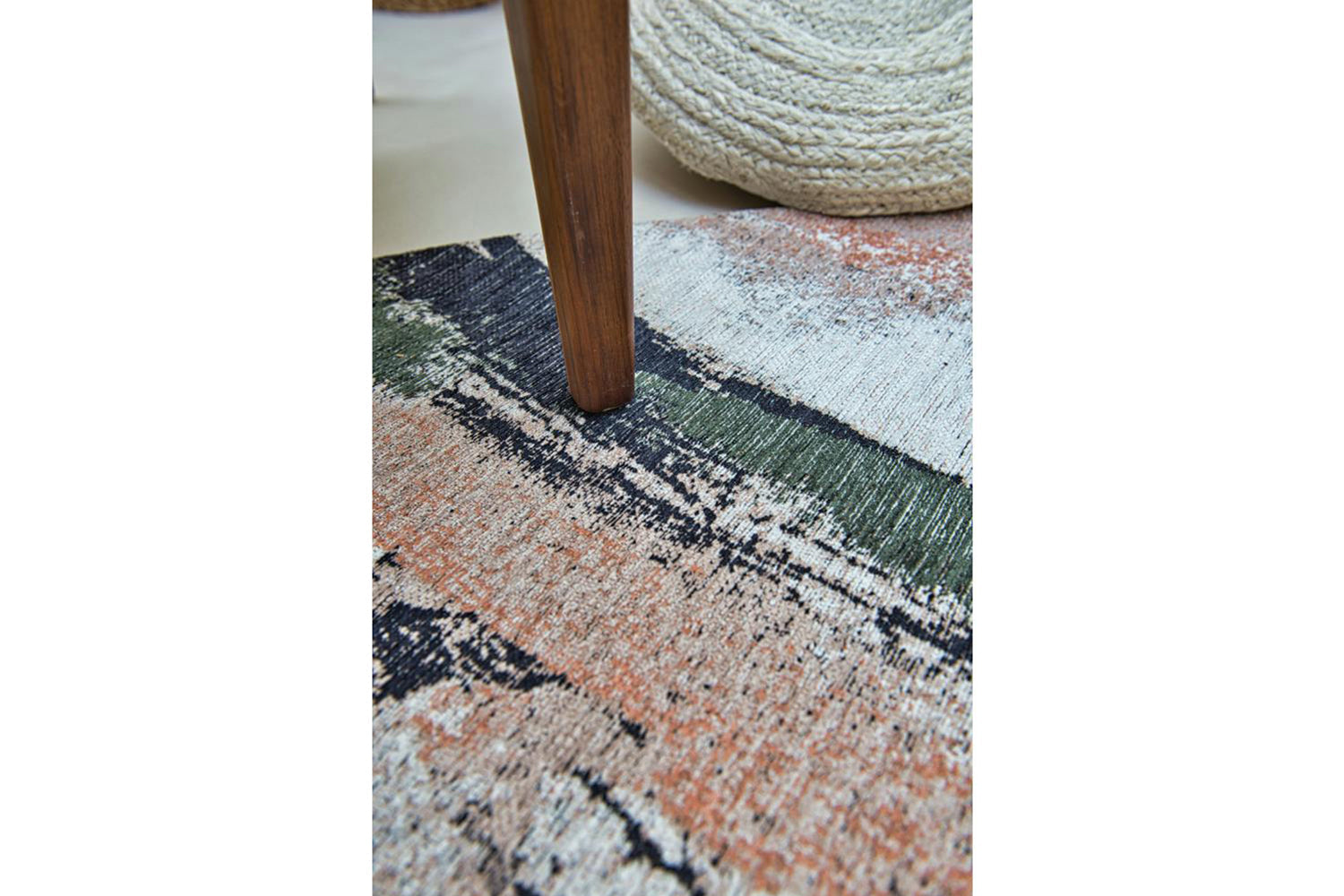 Louis De Poortere | Fresque Indian Rice Eco Rug | Multicolour | 200 x 280 cm-6