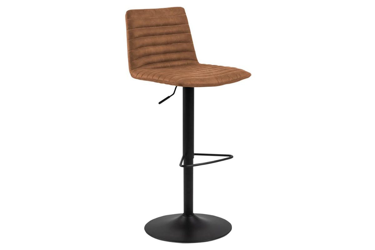 Billie Bar Stool | Swivel | Camel-5